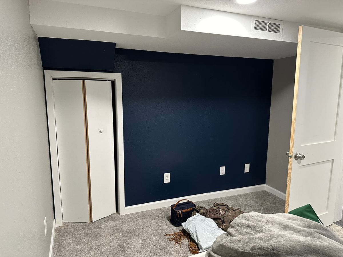 Basement bedroom 2 after