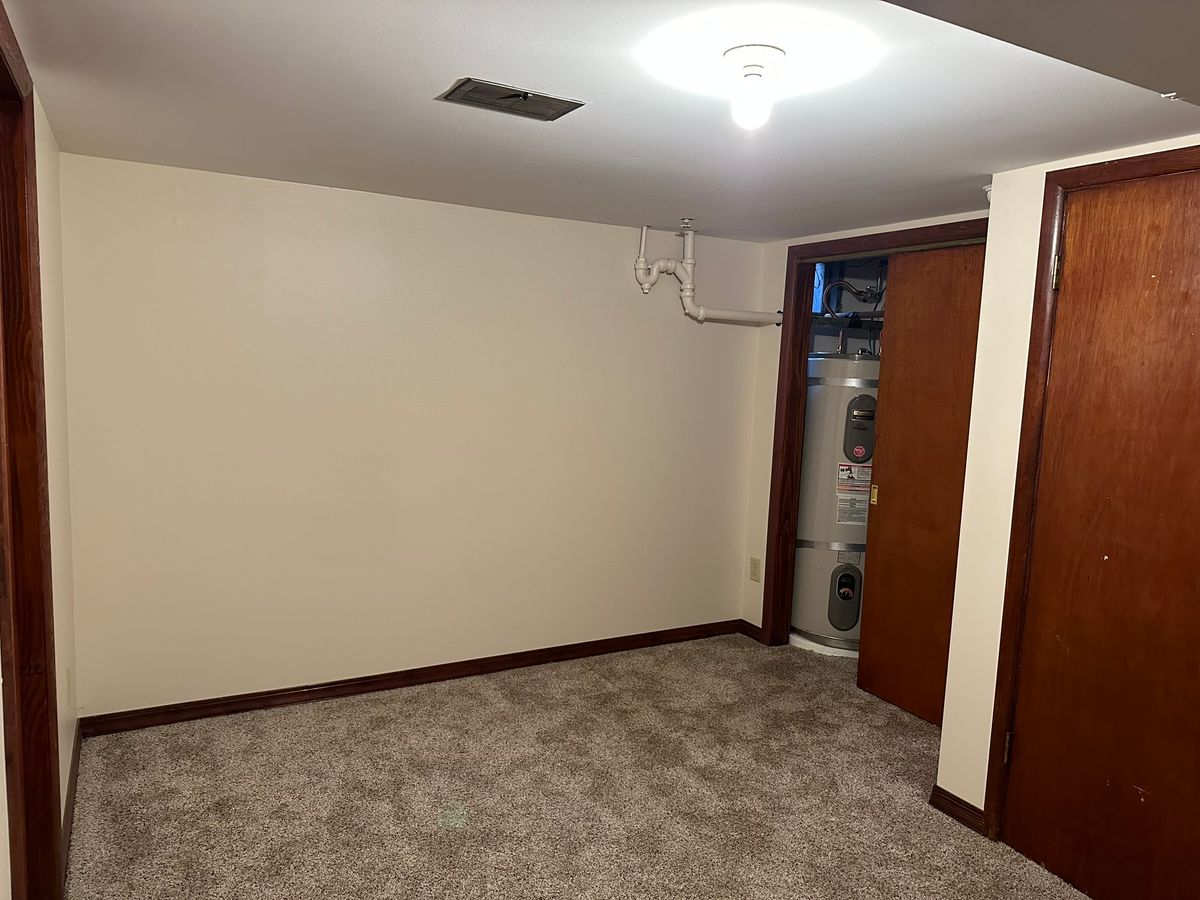 Basement bathroom before