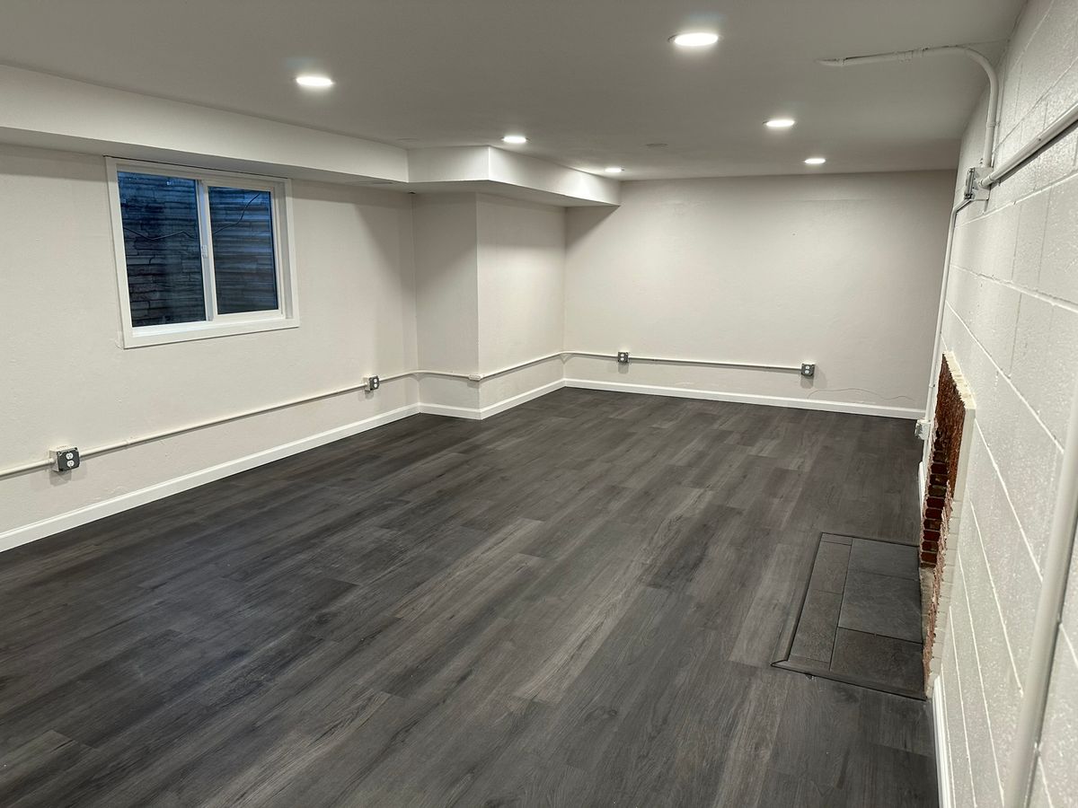 Basement floor after angle 2