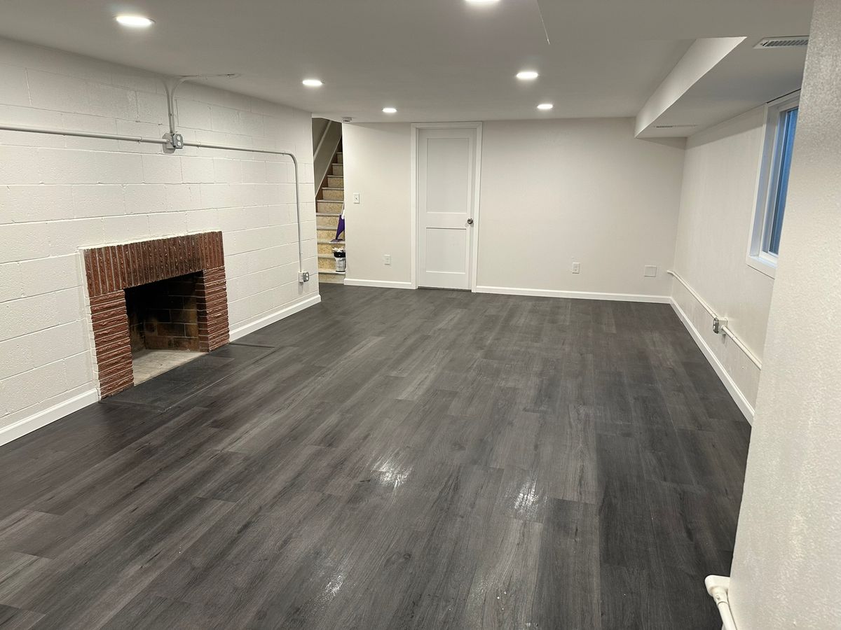 Basement floor after angle 3