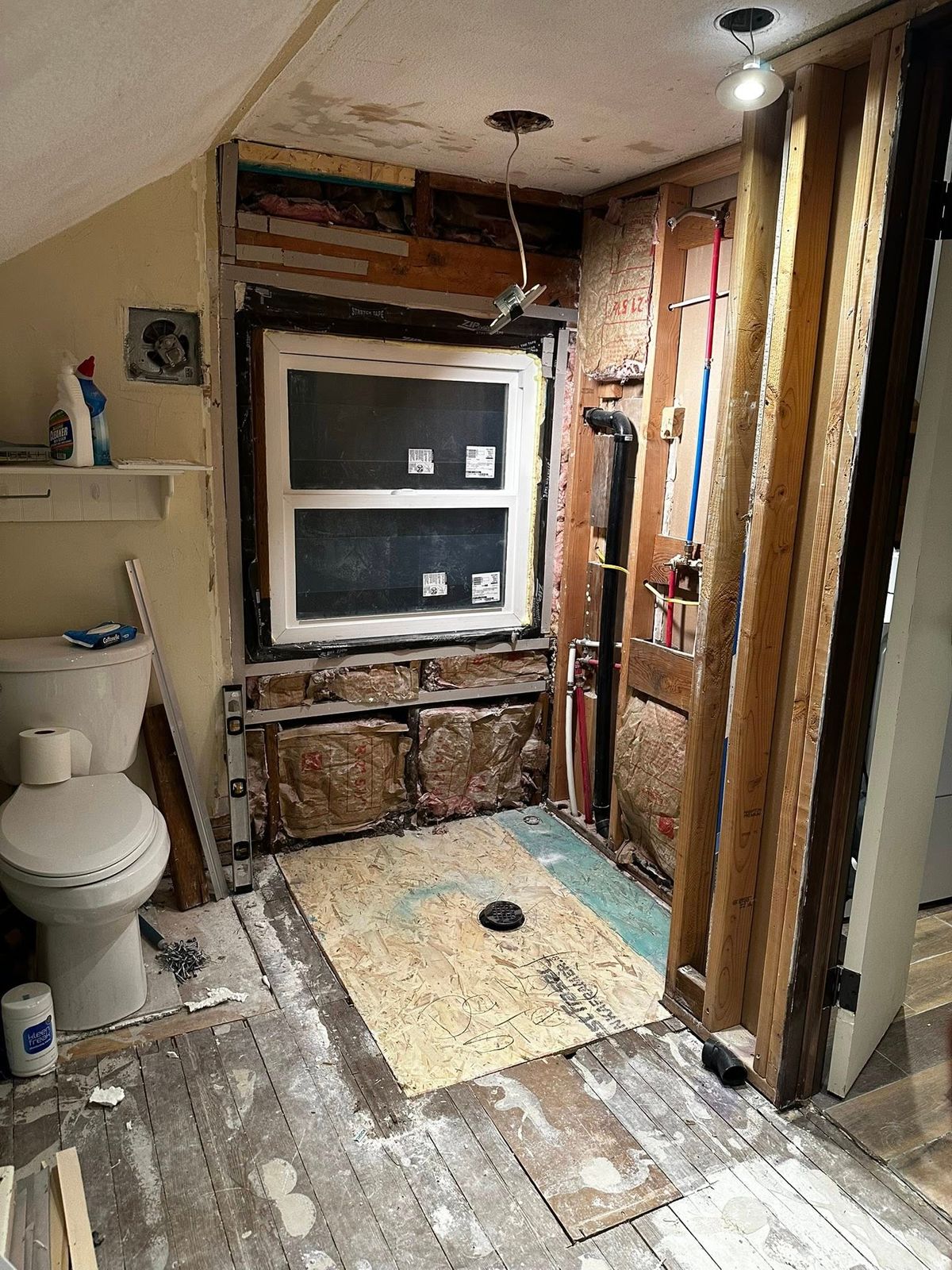 Bathroom tile before