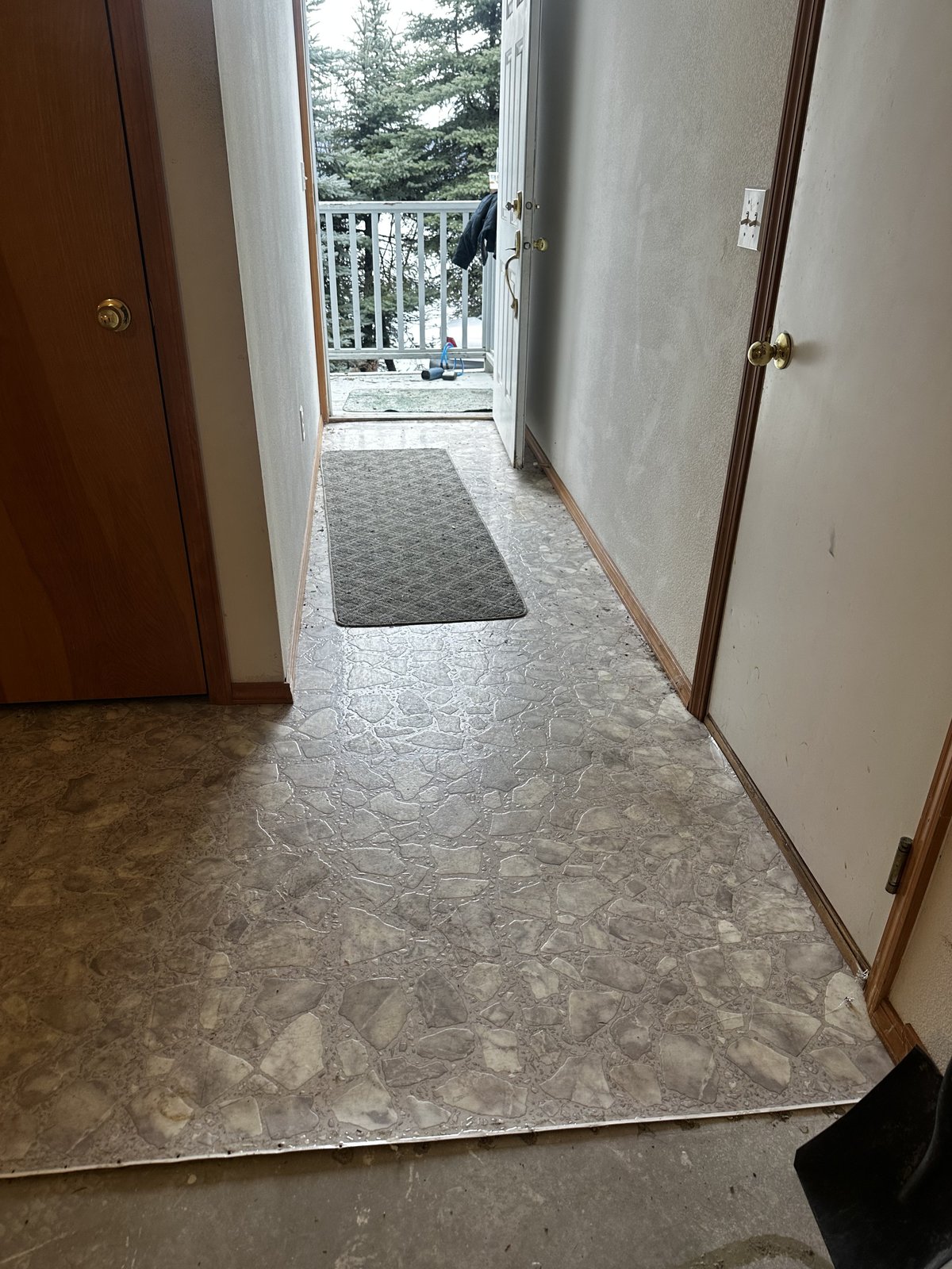 Entry before remodel