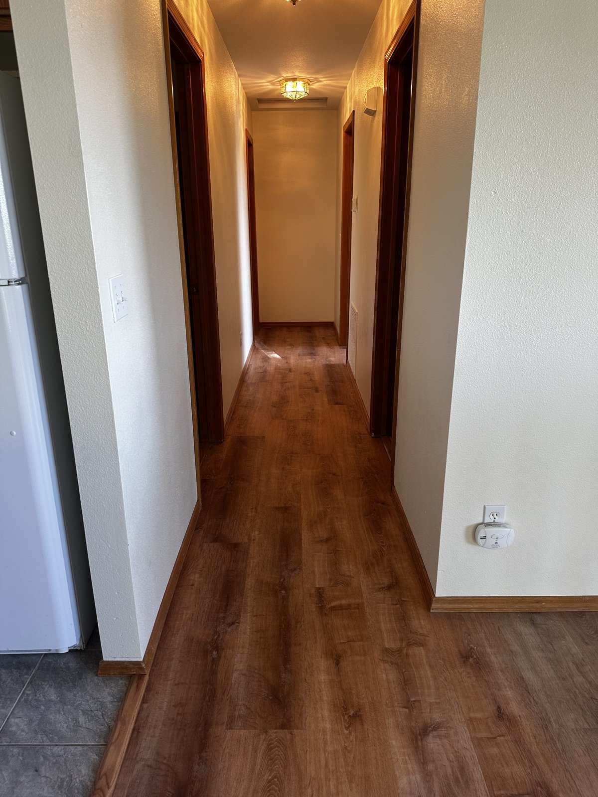 Hallway after remodel