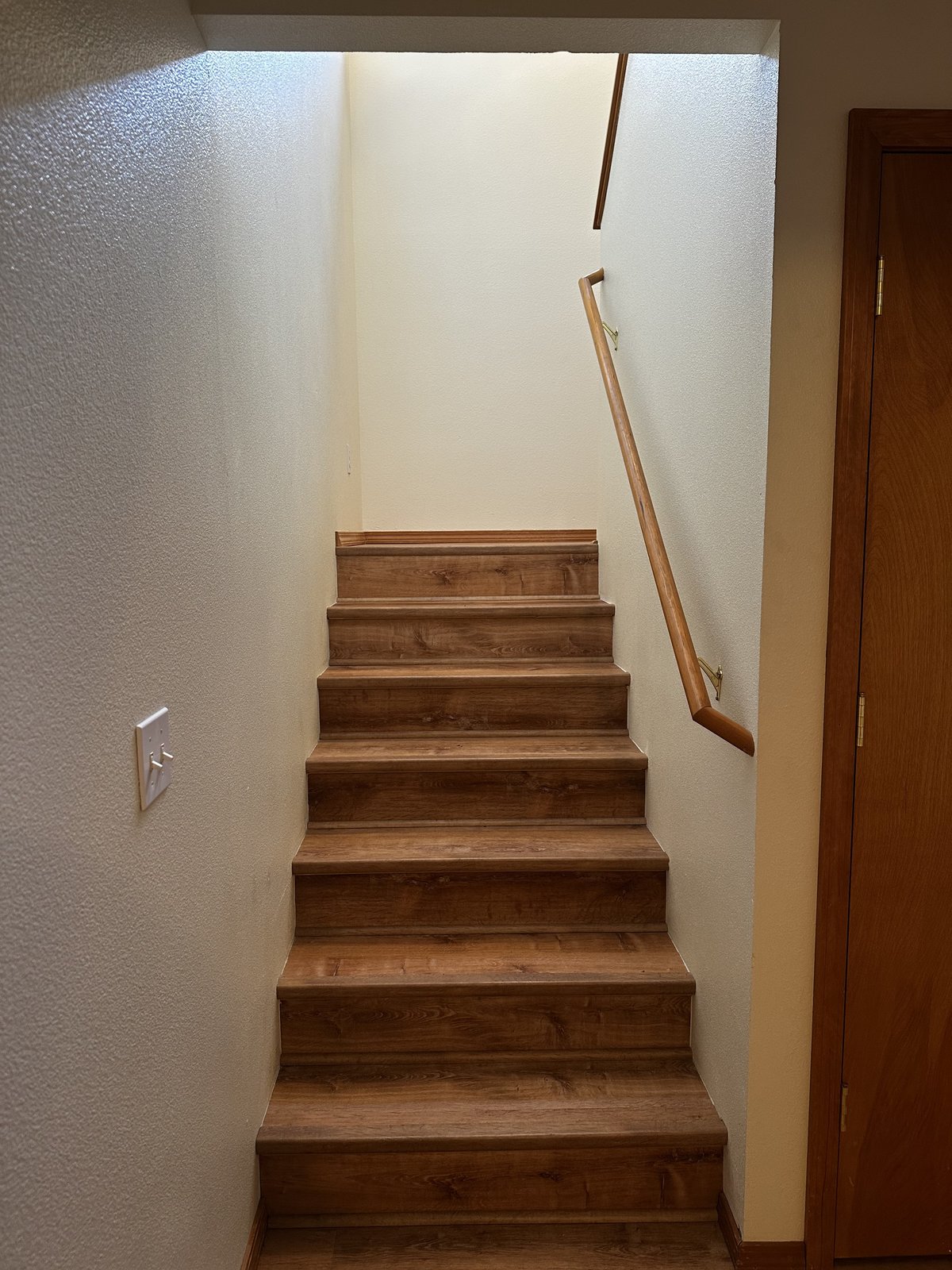 Interior stairs after remodel