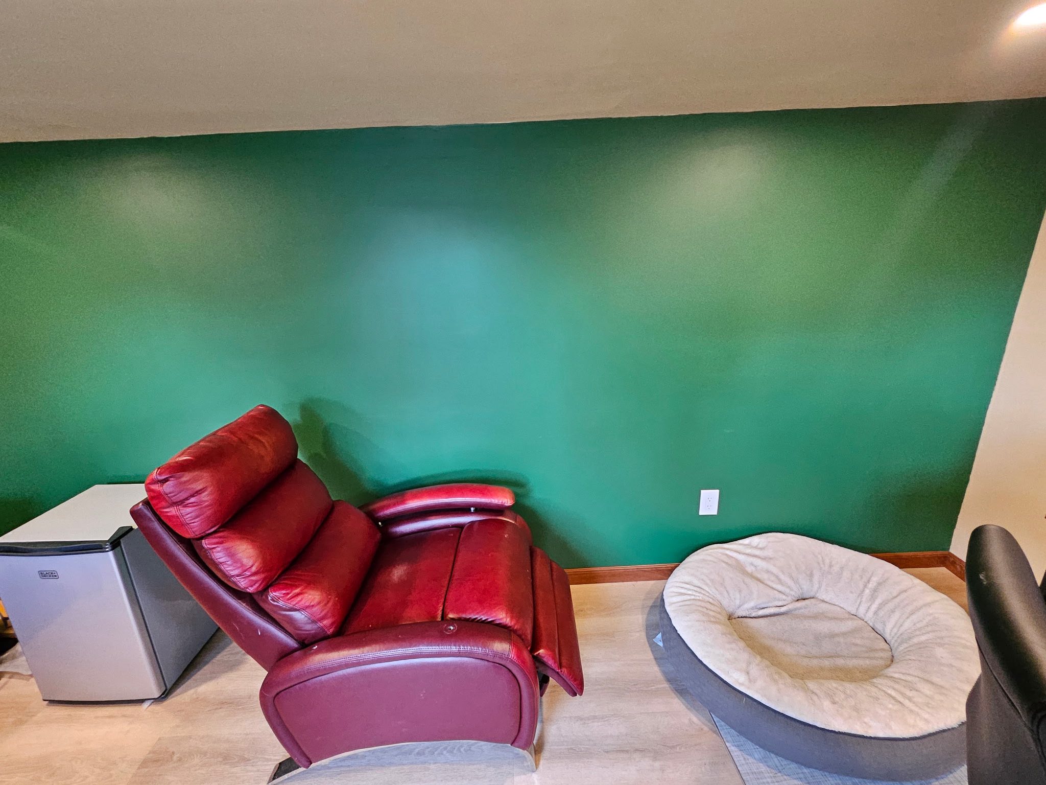 Shed conversion interior angle 2