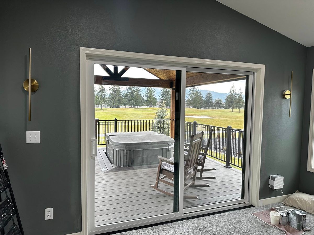 Sliding door trim after